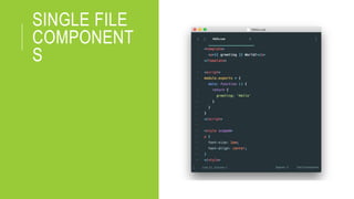 SINGLE FILE
COMPONENT
S
 