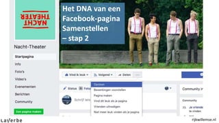 rijkwillemse.nl
Het DNA van een
Facebook-pagina
Samenstellen
– stap 2
 