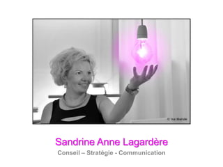 Sandrine Anne Lagardère
Conseil – Stratégie - Communication
 
