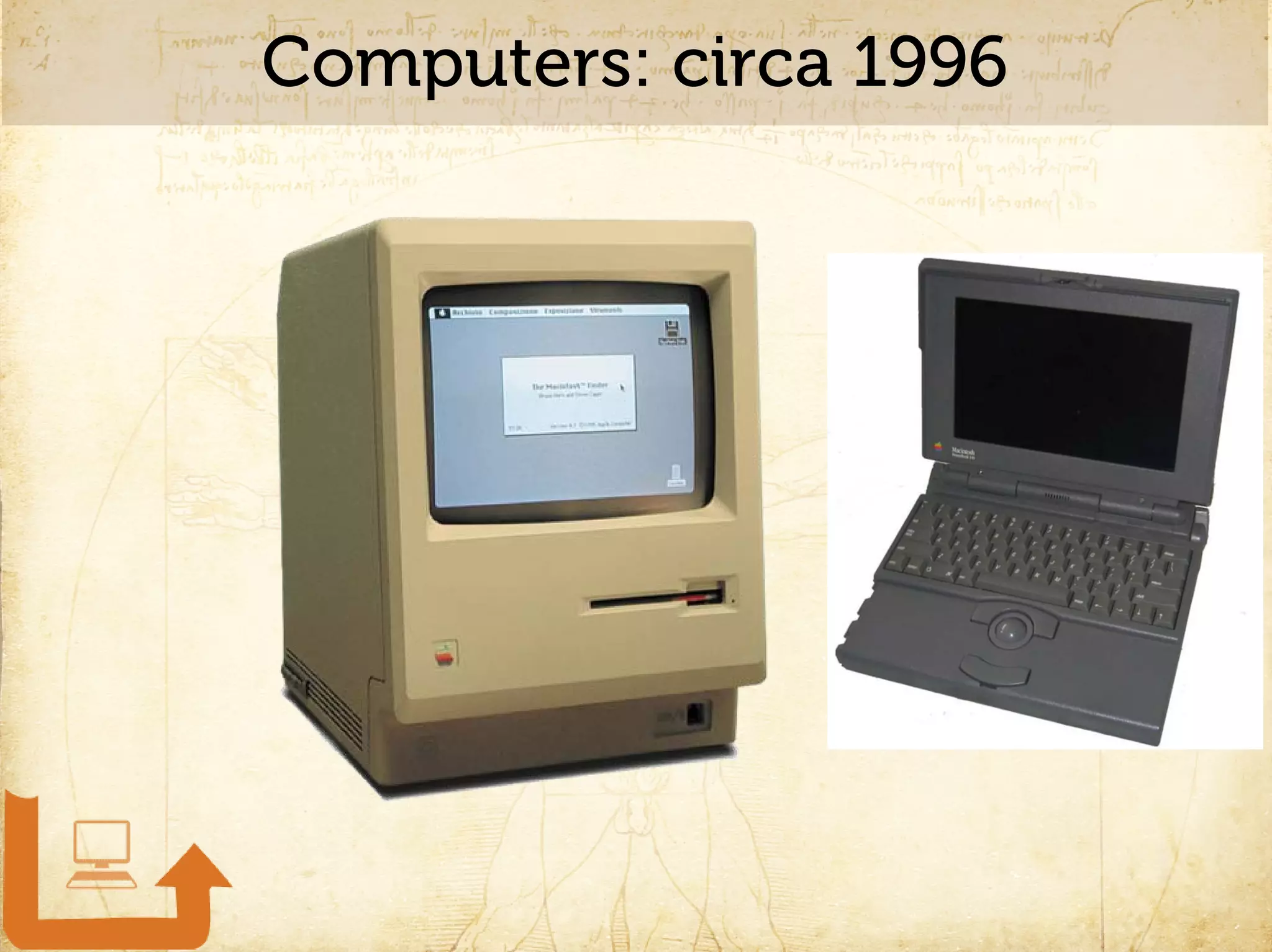 Computers: circa 1996
 