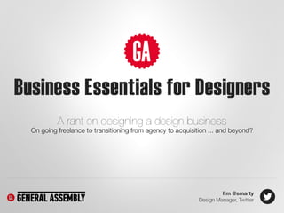 Business Essentials for Designers