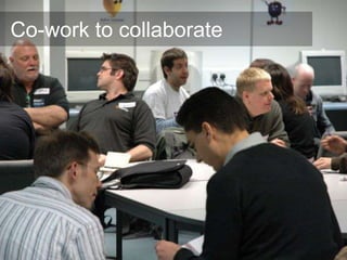 Co-work to collaborate
 