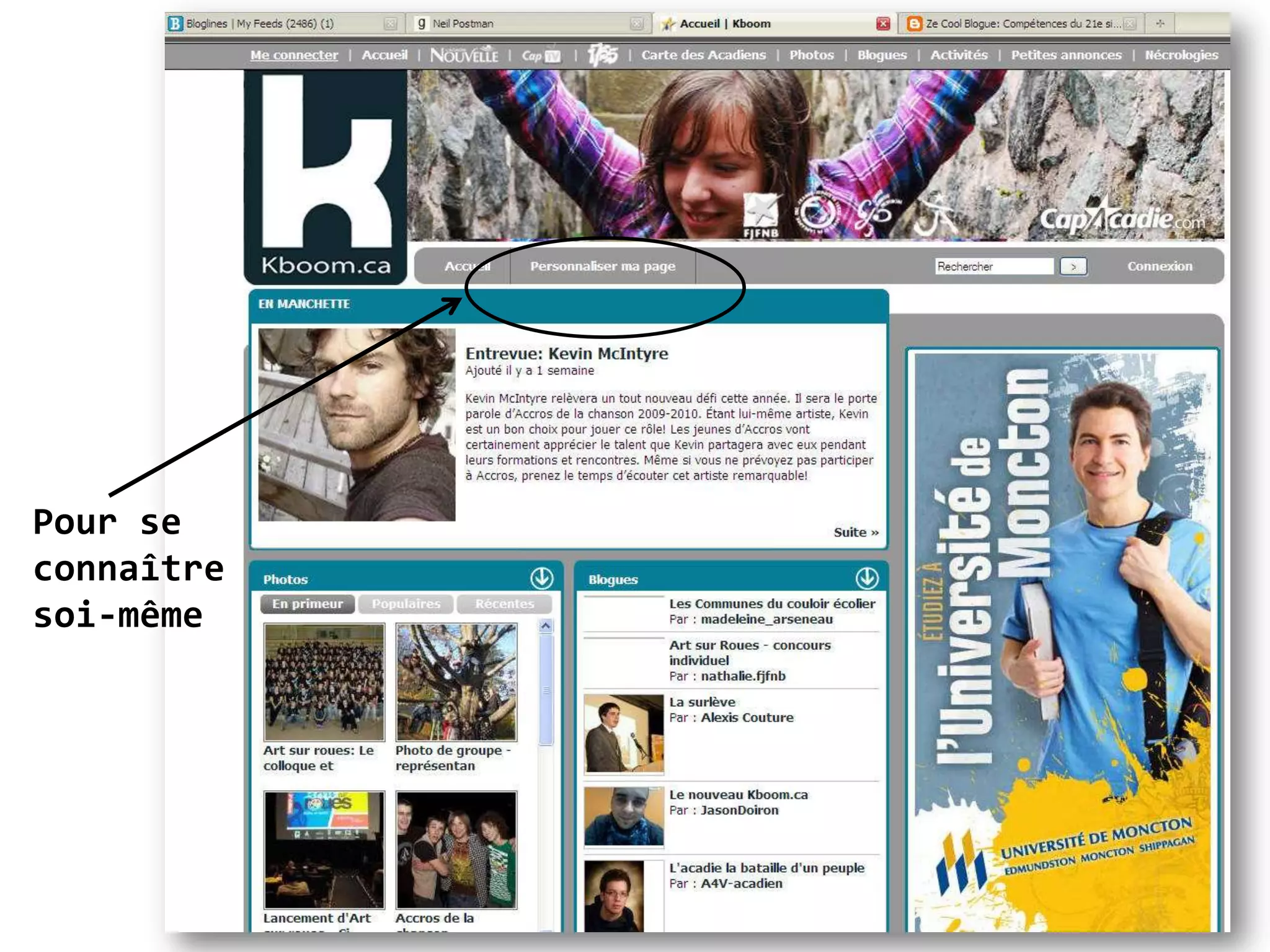 Le Web comme outil de CONSTRUCTIONIDENTITAIRE(Raison-d’être de l’école francophone en milieu minoritaire)Identityconstruct and the Web