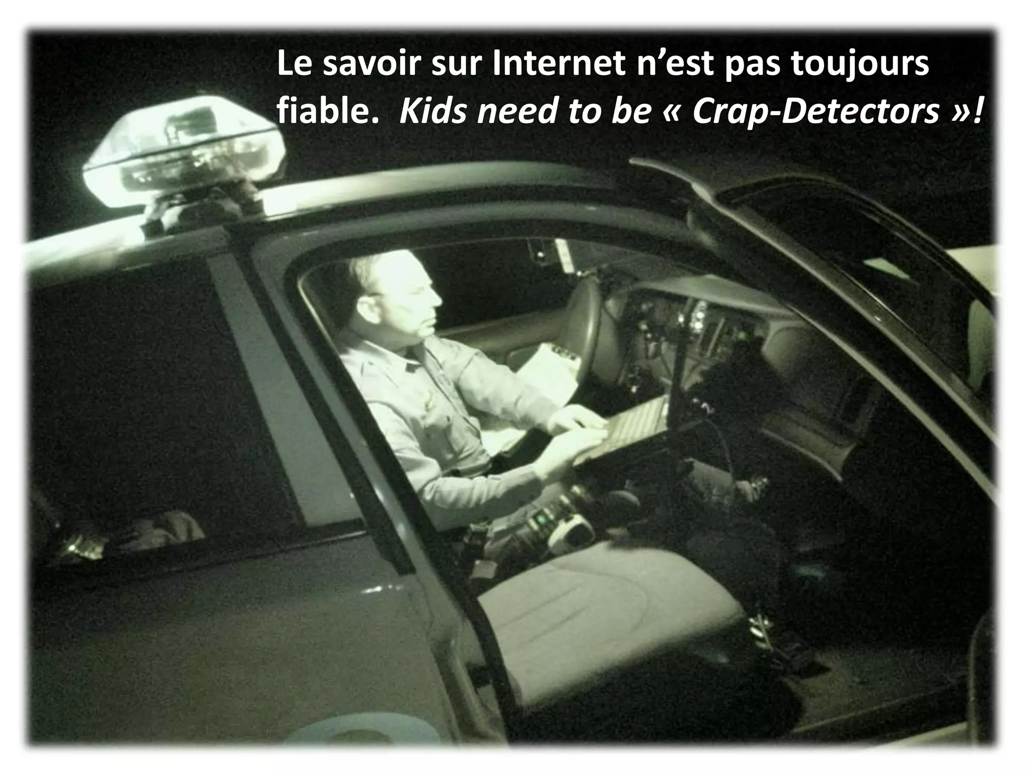 Le savoir est INDÉPENDANT de l’enseignant (donc, nouveau rôle).