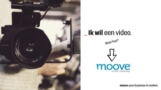 Ik wil een video._
®
Maar hoe?
 