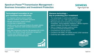 Spectrum Power™ Transmission Management: Enhancing Grid Reliability and ...