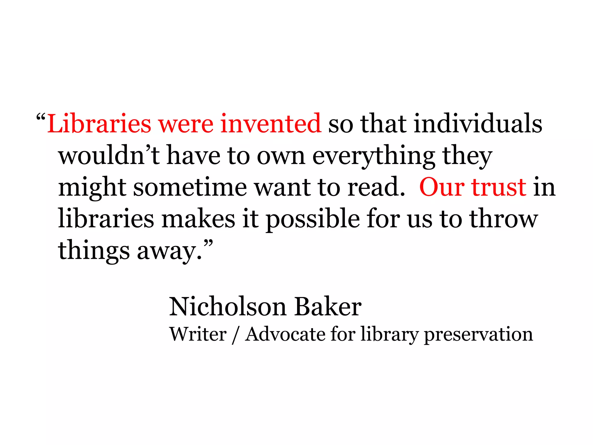“Reading a book, however, requires concentration, endurance, the ability to disconnect from other connections.  You have to be there rather than not there.  Hyperwired young people may be making it to age 17 without acquiring that ability, let alone losing it.”(Romano, 2010, para. 19)