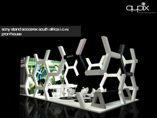 sony stand soccerex south africa i.c.w. promhouse
