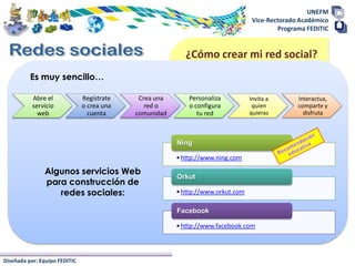 Redes sociales