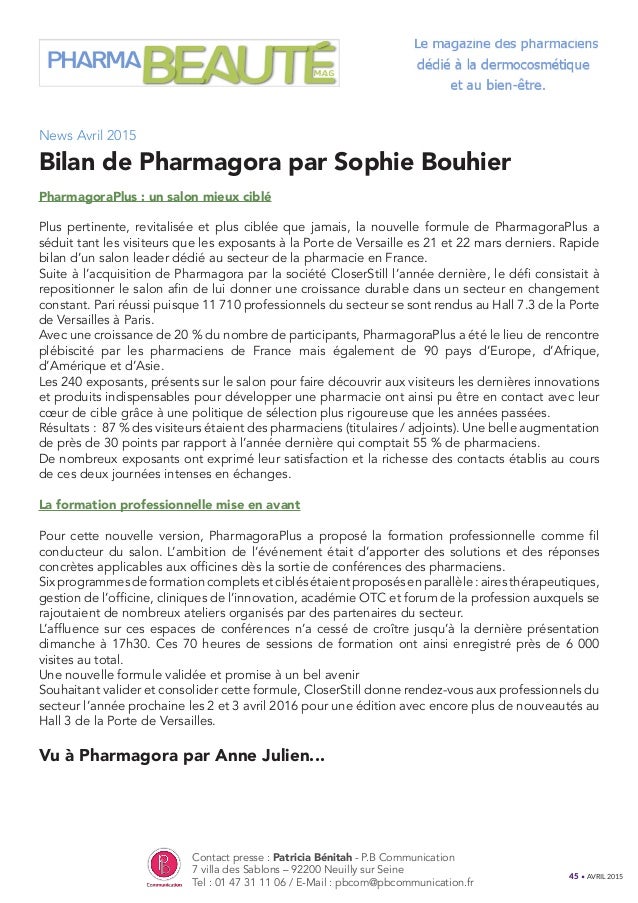 Press Book Pharmagora Plus 2015