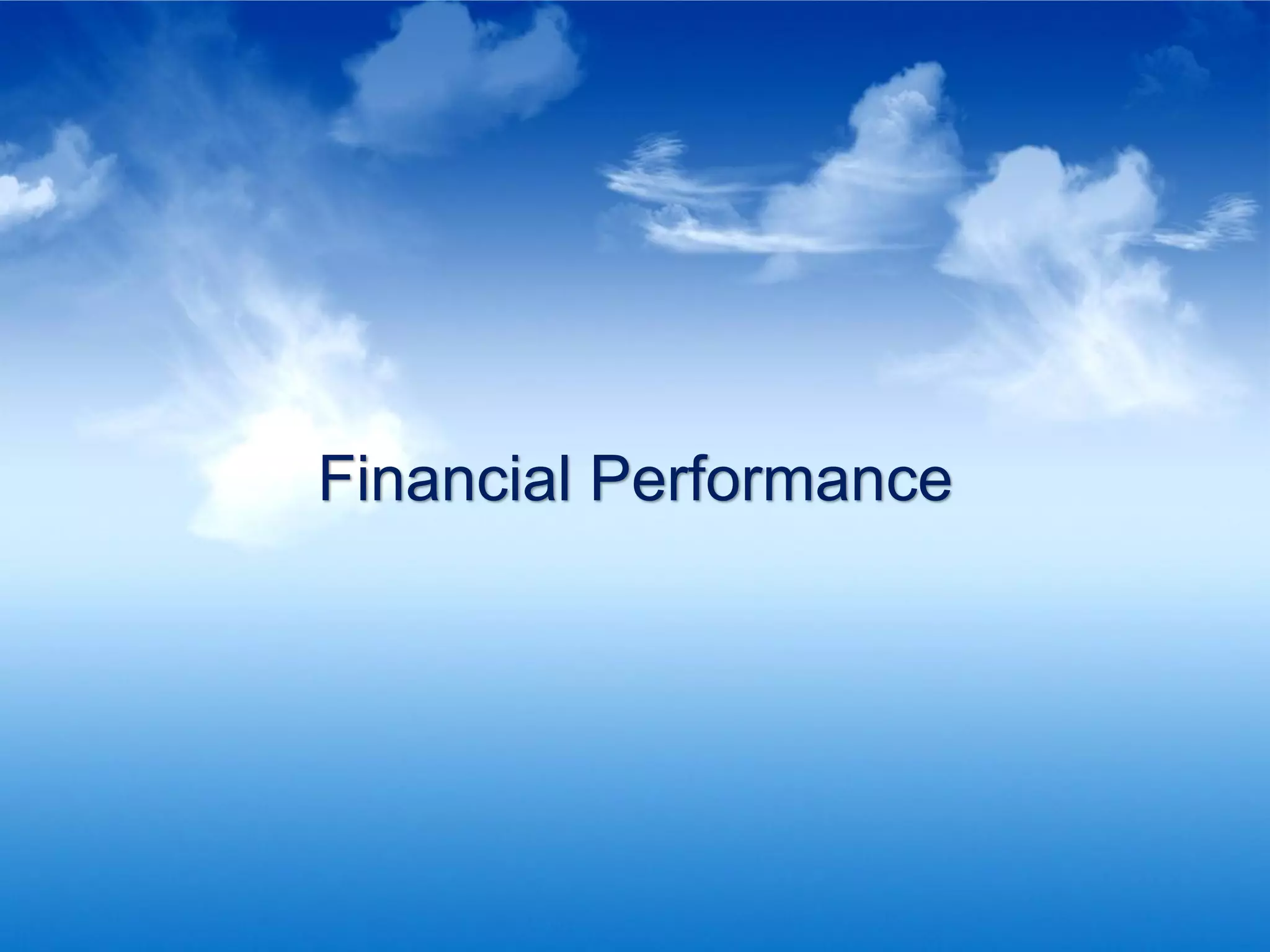 Financial Performance




© Infosys Technologies Limited 2009-10
 