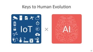 10
Keys	
  to	
  Human	
  Evolu8on
AI×IoT
 