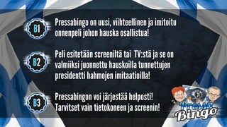 UUSI JA HAUSKA IMITOITU BINGOPELI BAARIISI!
 