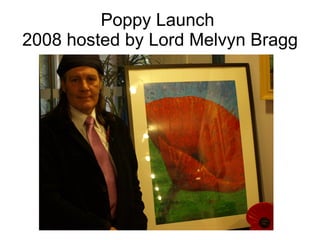 Poppy Launch  2008 hosted by Lord Melvyn Bragg 