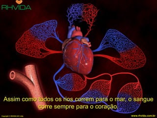 Copyright © RHVIDA S/C Ltda. www.rhvida.com.br
Assim como todos os rios correm para o mar, o sangue
corre sempre para o coração.
Copyright © RHVIDA S/C Ltda. www.rhvida.com.br
 