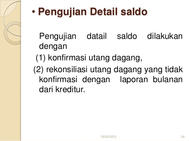 Pengauditan Siklus Pengeluaran Pengauditan Siklus Pengeluaran