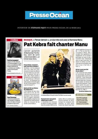 ARTICLE DE THIERRY GRILLET POUR L’INDEPENDANT, DU 11 AOUT 2015
 