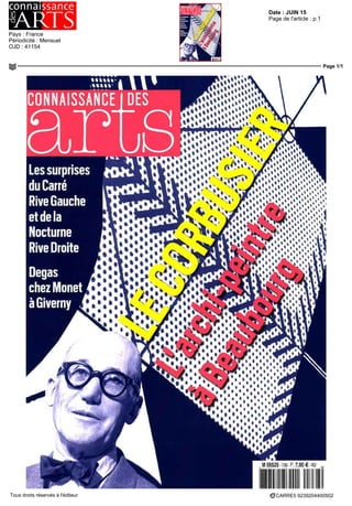 Date : JUIN 15
Pays : France
Périodicité : Mensuel
OJD : 41154
Page de l'article : p.1
Page 1/1
CARRE5 9239204400502Tous droits réservés à l'éditeur
 