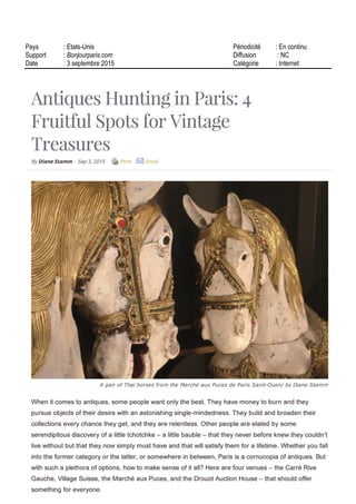 Pays : Etats-Unis Périodicité : En continu
Support : Bonjourparis.com Diffusion : NC
Date : 3 septembre 2015 Catégorie : Internet
 