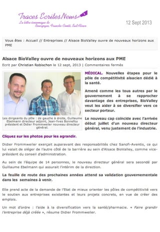 Press book _ Best Of _ Alsace BioValley