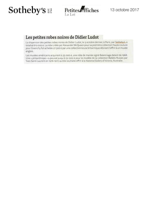 13 octobre 2017
PAYS :France
PAGE(S) :24
SURFACE :10 %
PERIODICITE :Quotidien
DIFFUSION :(15400)
13 octobre 2017 - N°205
 