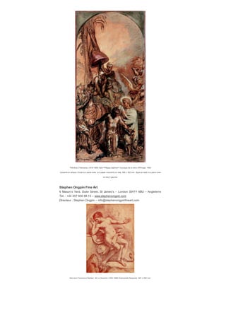 Thèodore Rousseau (1812-1867) Mare parmi les bruy ères, v ers 1862
Plume et encre av ec lav is, 117 x 153 mm. Signé en bas à gauche.
George Segal (1924-2000)
Sans titre (Nu av ec siège bleu), 1965 Pastel, 457 x 305 mm. Signé et daté en bas à droite.
Galerie Thierry Normand
​35, rue de Lille – 75007 Paris – France
Tél. : +00 33 (0)6 07 84 67 40
www.galerienormand.com
Directeur : Thierry Normand – thierrynormand@hotmail.com
 
