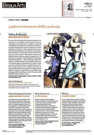 AVRIL 14
Mensuel
OJD : 23500
Surface approx. (cm²) : 3033
N° de page : 48-53
Page 6/6
DESSIN
9967169300505/CLA/OTO/2
Eléments de recherche : SEMAINE DU DESSIN : organisation d'expositions de dessins et/ou de visites privées par les musées dans le cadre du
salon du dessin du 26 au 31/03/14, à Paris (75), Sèvres (92), Sceaux (92), et Chantilly (60), toutes ...
porte sur l'architecture et accorde une large place
au cabinet d'arts graphiques du musee des Beaux-
Arts de Nancy Enfin, pour ceux qui aiment jouer
aux enquêteurs, direction le stand des dessins
anonymes' Le principe est simple chaque expert
peut apporter une œuvre non-signee qu'il n'a pas
réussi a identifier et qui sera vendue moins cher
« Chaque annee, nous sommes surpris par le suc-
ces de ce stand, s'amuse Louis de Bayser Avant le
XIX siecle, les dessins n'étaient jamais signes car
les oeuvres préparatoires n'étaient pas destinées a
quitter l'atelier C'est un vrai challenge pour les col-
lectionneurs dépouiller dans les livres et d'effectuer
des recherches afin de retrouver le nom de l'artiste »
Qui sait, un tresor se cache peut-être parmi ces
feuilles anonymes •
 