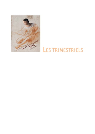 Relations publiques
& Relations presse
Salon du dessin 2014
du 26 au 31 mars
Revue de presse
Volume 1
SUPPORTS DATES DIFFUSION
Valeursactuelles.com 18 mars 2014 NC
Parisinfo.com 21 mars 2014 NC
Quejadore.com 24 mars 2014 NC
Robindesarts (blogs.votreargent.fr) 24 mars 2014 NC
Connaissancedesarts.com 26 mars 2014 NC
Exponaute.com 26 mars 2014 NC
Neuillyjournal.com 26 mars 2014 NC
Culturebox.francetvinfo.fr 27 mars 2014 NC
Lequotidiendumédecin.fr 27 mars 2014 NC
Artactu.com 28 mars 2014 NC
Lefigaro.fr 28 mars 2014 NC
Politiquemagazine.com 31 mars 2014 NC
 