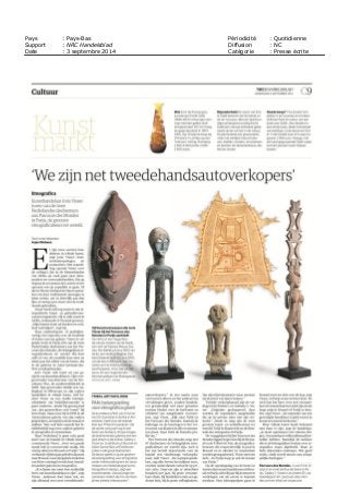 Pays : Pays-Bas Périodicité : Quotidienne
Support : NRC Handelsblad Diffusion : NC
Date : 3 septembre 2014 Catégorie : Presse écrite
 