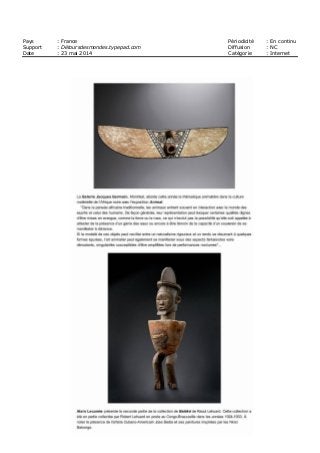 Pays : France Périodicité : En continu
Support : Détoursdesmondes.typepad.com Diffusion : NC
Date : 23 mai 2014 Catégorie : Internet
 