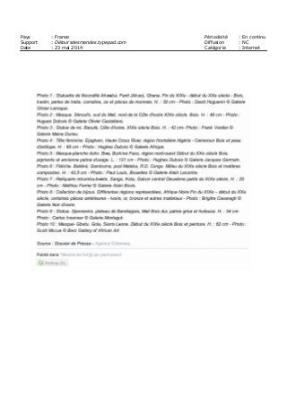 Pays : France Périodicité : En continu
Support : Détoursdesmondes.typepad.com Diffusion : NC
Date : 23 mai 2014 Catégorie : Internet
 