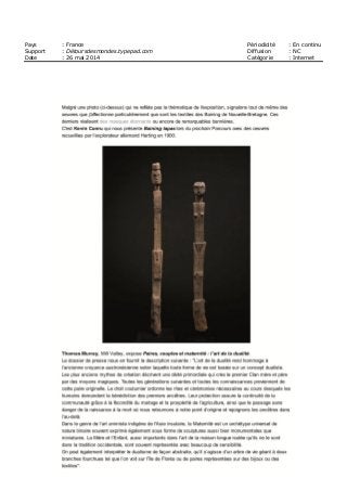 Pays : France Périodicité : En continu
Support : Détoursdesmondes.typepad.com Diffusion : NC
Date : 26 mai 2014 Catégorie : Internet
 