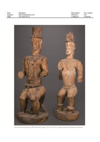 Pays : Belgique Périodicité : En continu
Support : Brunoclaessens.com Diffusion : NC
Date : 26 août 2014 Catégorie : Internet
 