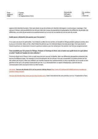 Pays
Support
Date
: France
: RFI.fr
: 12 septembre 2014
Périodicité
Diffusion
Catégorie
: En continu
: NC
: Internet
 