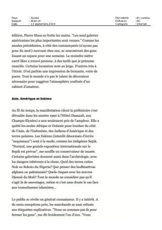 Pays : Suisse Périodicité : En continu
Support : Bilan.ch Diffusion : NC
Date : 13 septembre 2014 Catégorie : Internet
 