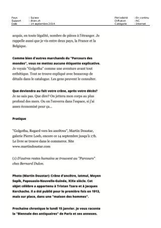 Pays : Suisse Périodicité : En continu
Support : Bilan.ch Diffusion : NC
Date : 14 septembre 2014 Catégorie : Internet
 