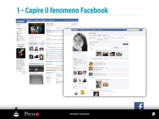 1 - Capire il fenomeno Facebook




                 FACEBOOK MARKETING
                                      9
 