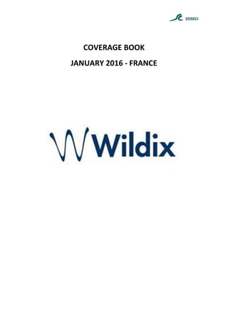 COVERAGE BOOK
JANUARY 2016 - FRANCE
 