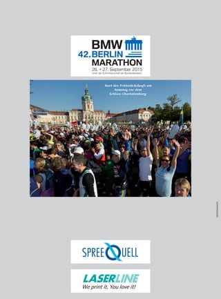 Rahmenprogramm
Start des Frühstückslaufs am
Samstag vor dem
Schloss Charlottenburg.
 