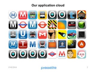 Our application cloud
15/02/2010 2