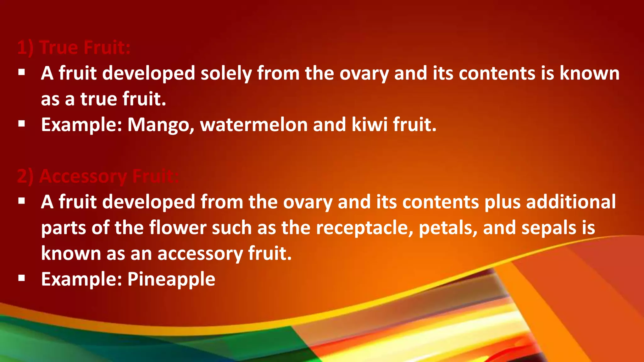 Classification of Fruit PPT