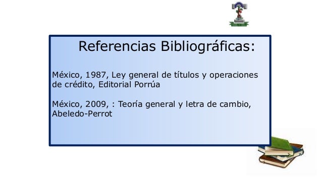 Conclusión de títulos de crédito Conclusión de títulos de crédito