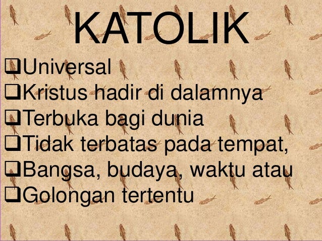 Empat Sifat Gereja Katolik