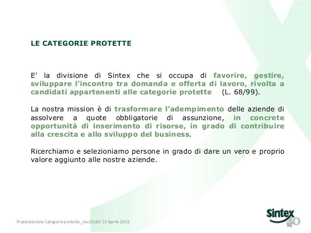 Legge 68 99: invalidi civili e collocamento mirato. I ...