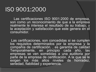 ISO 9001:2000