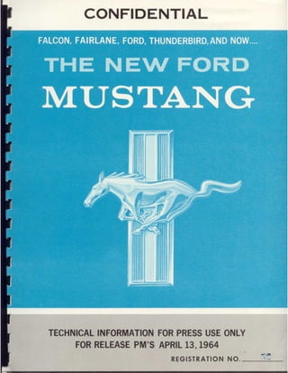 Kit de Prensa Ford Mustang 1964