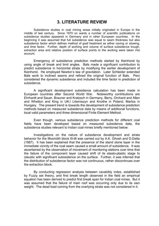 Stowing Methods Prediction of Surface Subsidence and Its Monitoring | DOC