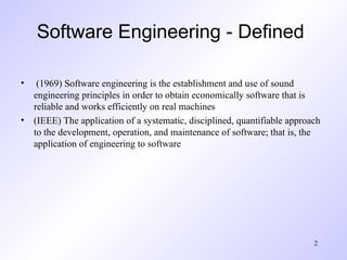 Comprehensive Overview of Software Engineering Processes and Maturity ...