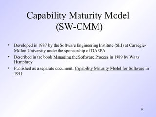 Comprehensive Overview of Software Engineering Processes and Maturity ...