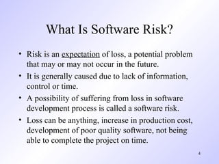 Free Software Risk pressman-ch-25-risk-management risk-management | PPT